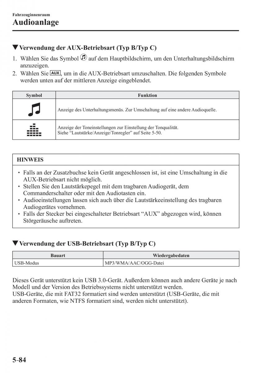 Mazda MX 5 Miata ND IV 4 Handbuch / page 370