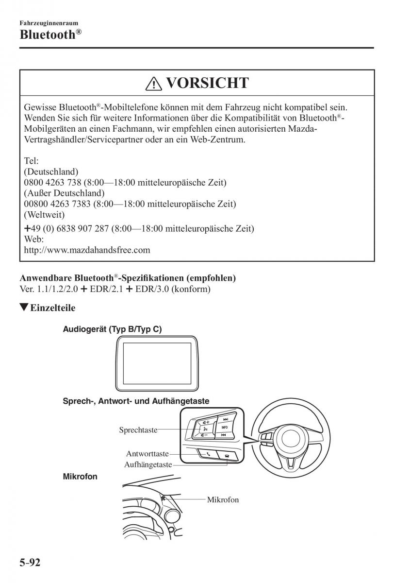 Mazda MX 5 Miata ND IV 4 Handbuch / page 378