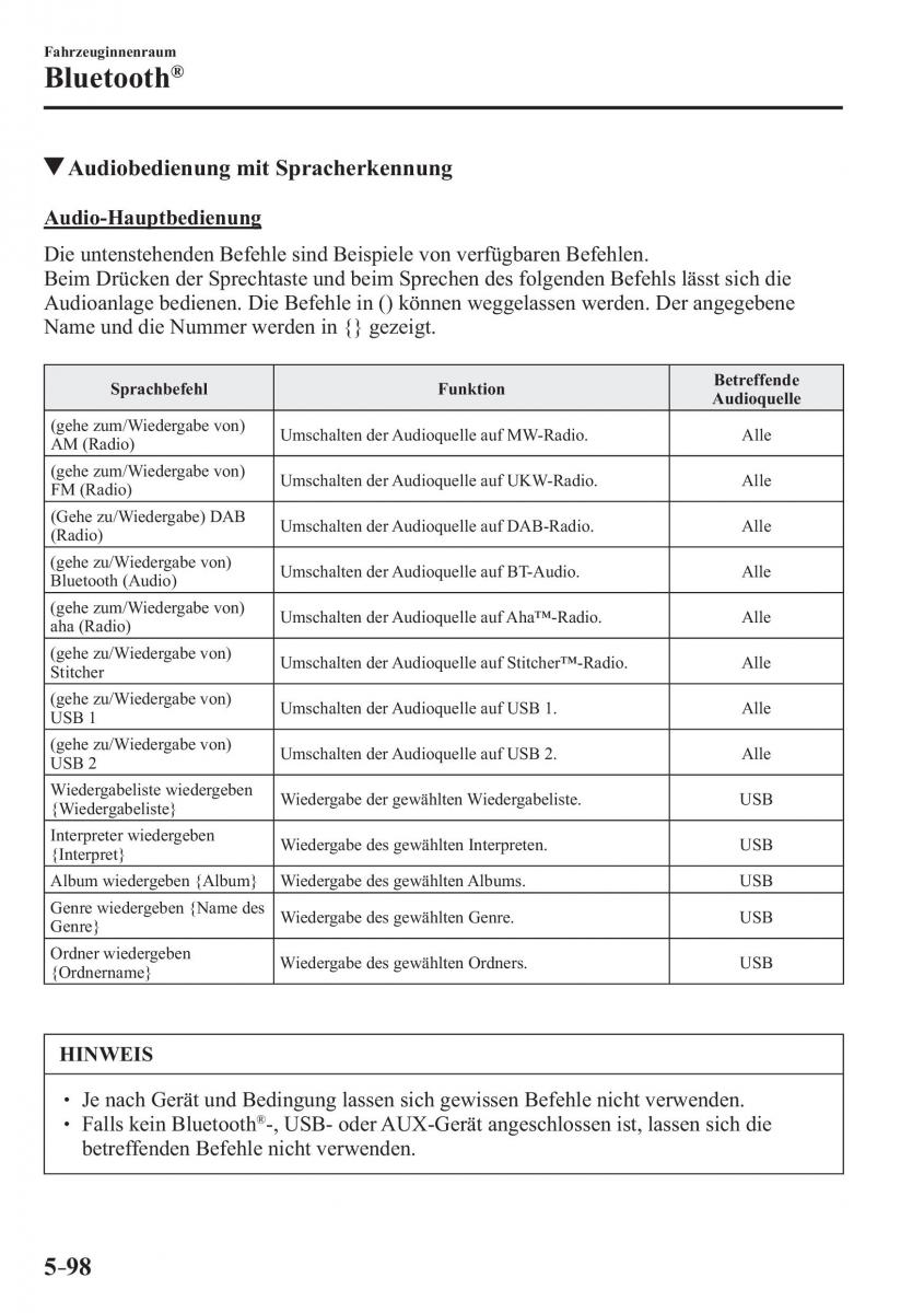 Mazda MX 5 Miata ND IV 4 Handbuch / page 384