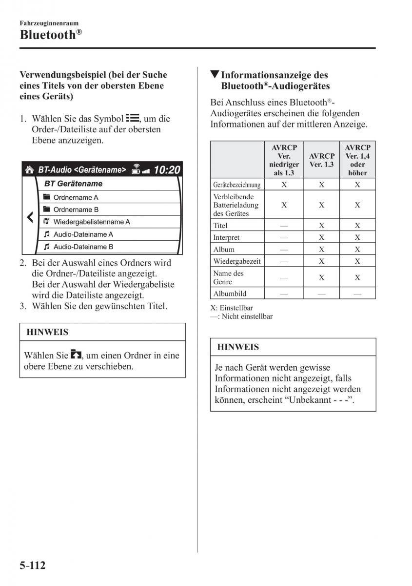 Mazda MX 5 Miata ND IV 4 Handbuch / page 398