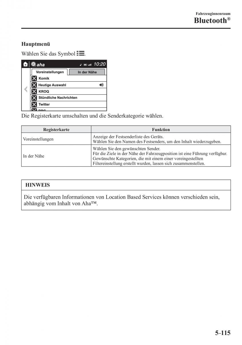 Mazda MX 5 Miata ND IV 4 Handbuch / page 401