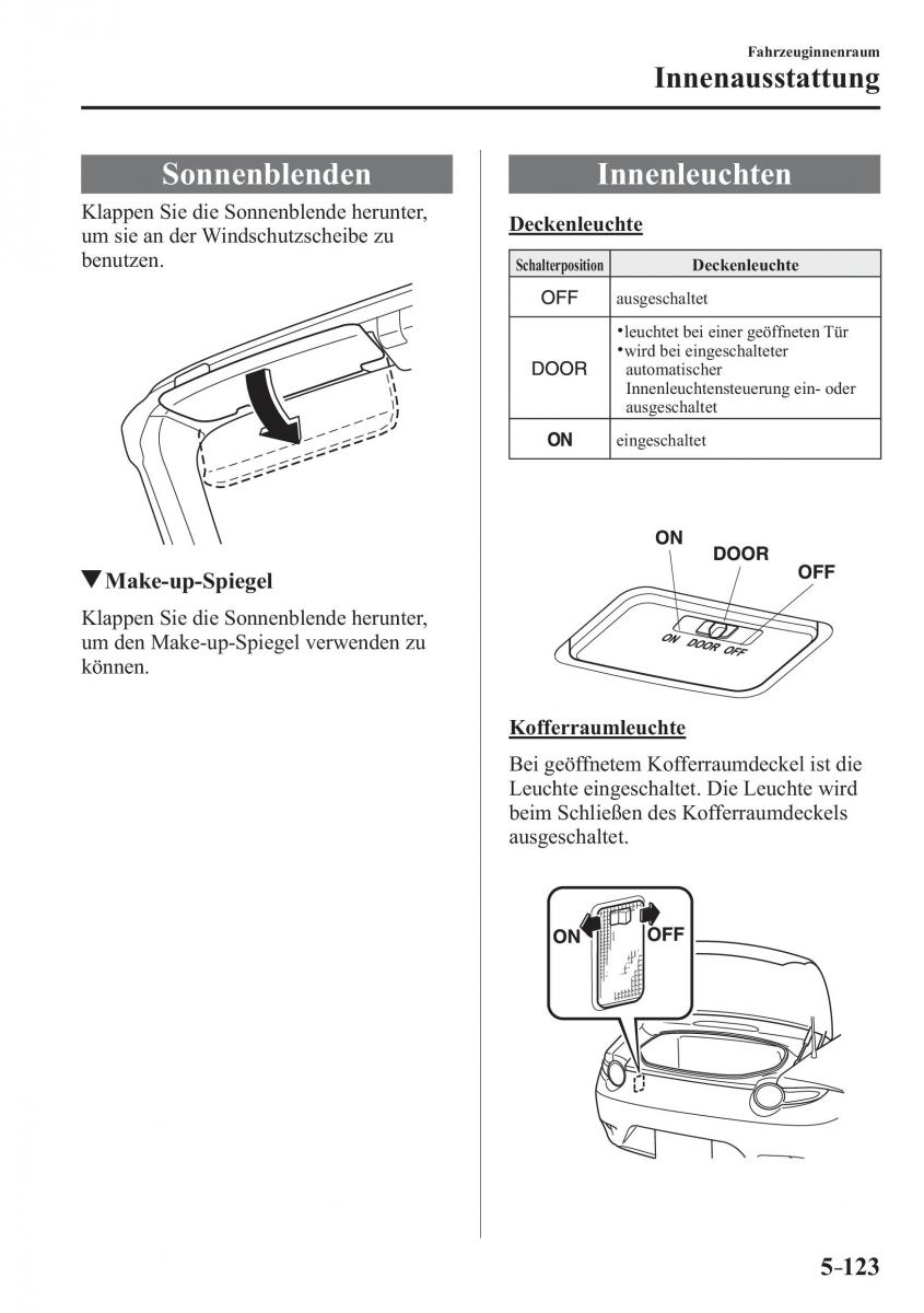 Mazda MX 5 Miata ND IV 4 Handbuch / page 409