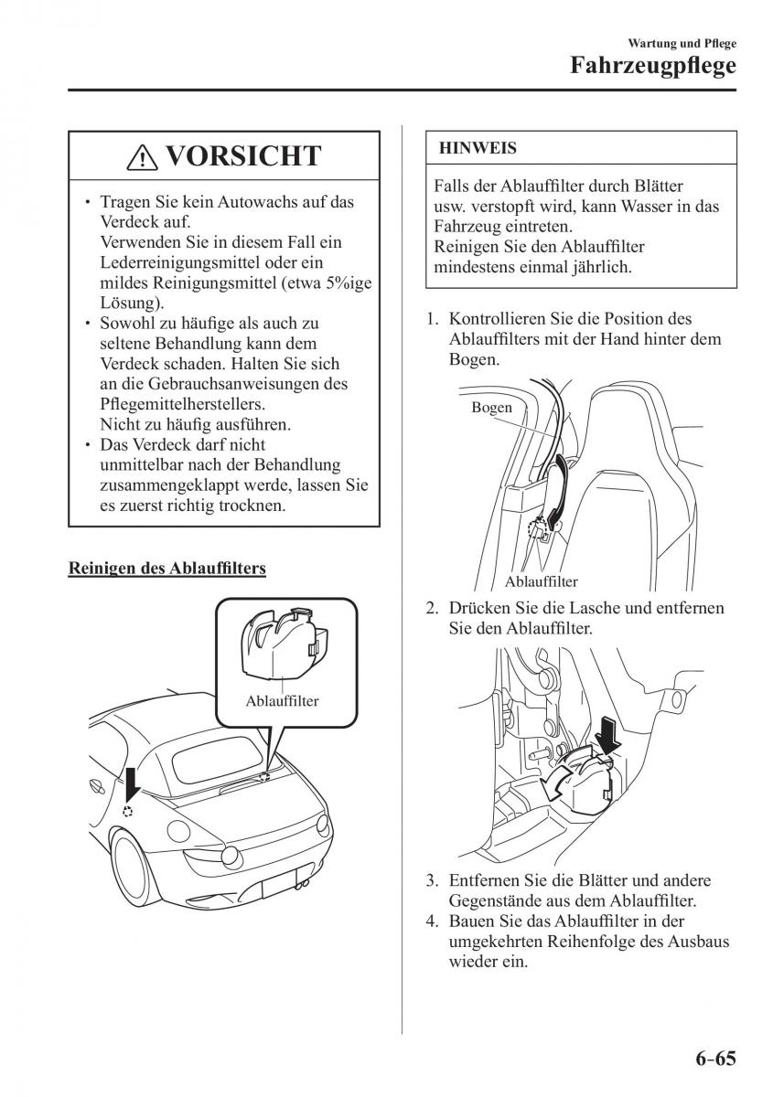 Mazda MX 5 Miata ND IV 4 Handbuch / page 487