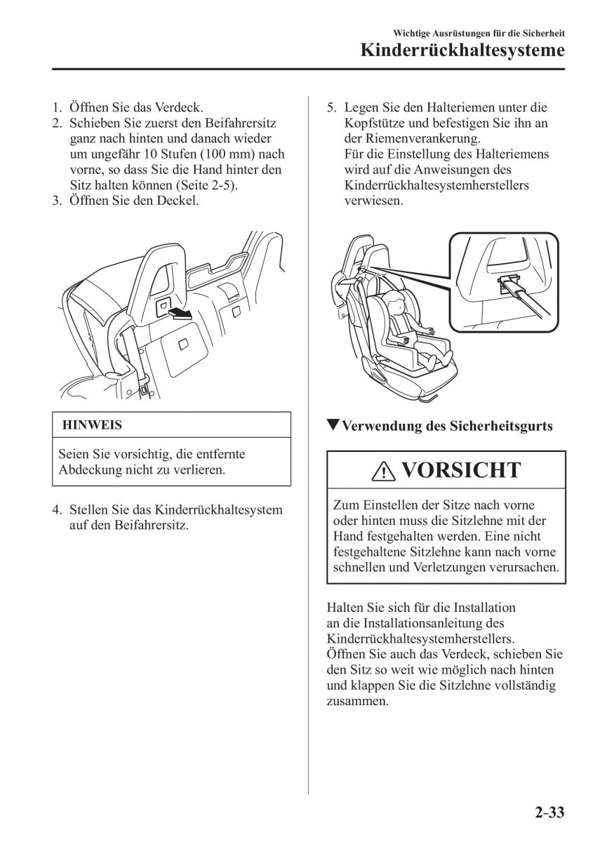 Mazda MX 5 Miata ND IV 4 Handbuch / page 49