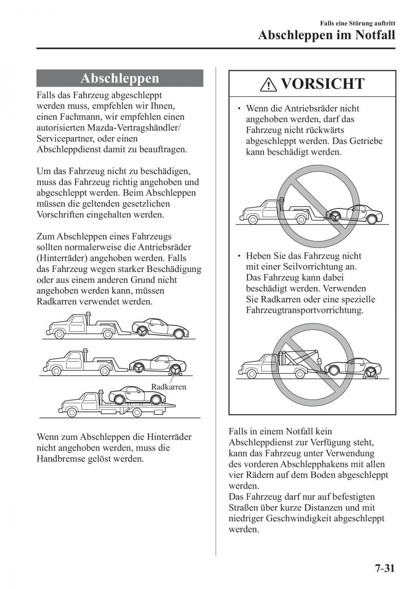 Mazda MX 5 Miata ND IV 4 Handbuch / page 523