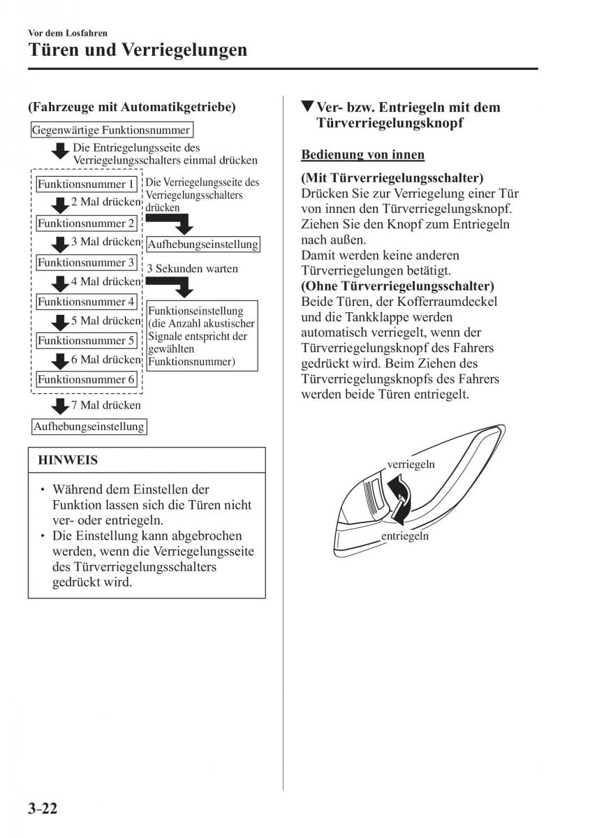 Mazda MX 5 Miata ND IV 4 Handbuch / page 100