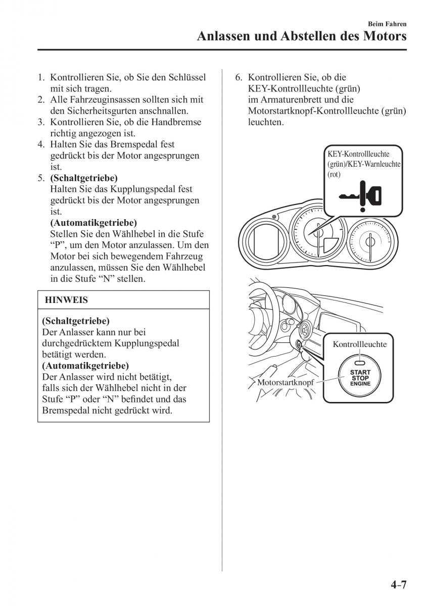 Mazda MX 5 Miata ND IV 4 Handbuch / page 145