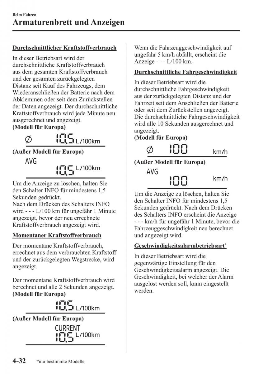 Mazda MX 5 Miata ND IV 4 Handbuch / page 170