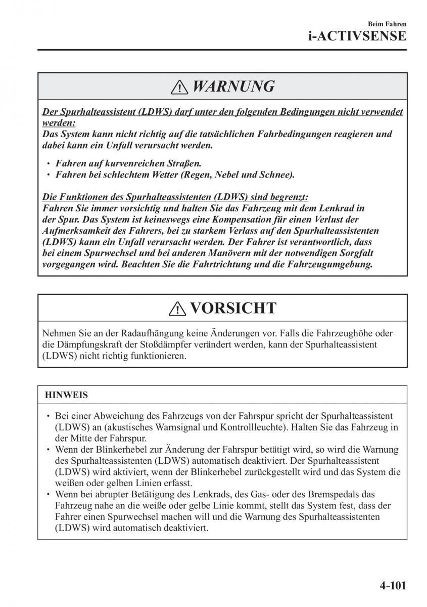 Mazda MX 5 Miata ND IV 4 Handbuch / page 239