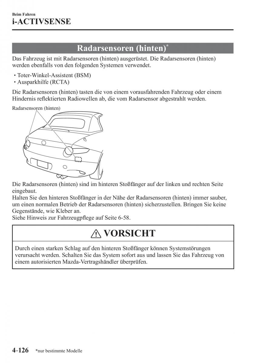 Mazda MX 5 Miata ND IV 4 Handbuch / page 264