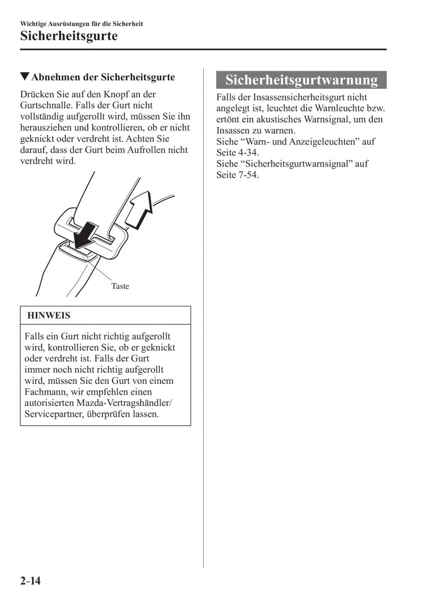 Mazda MX 5 Miata ND IV 4 Handbuch / page 30