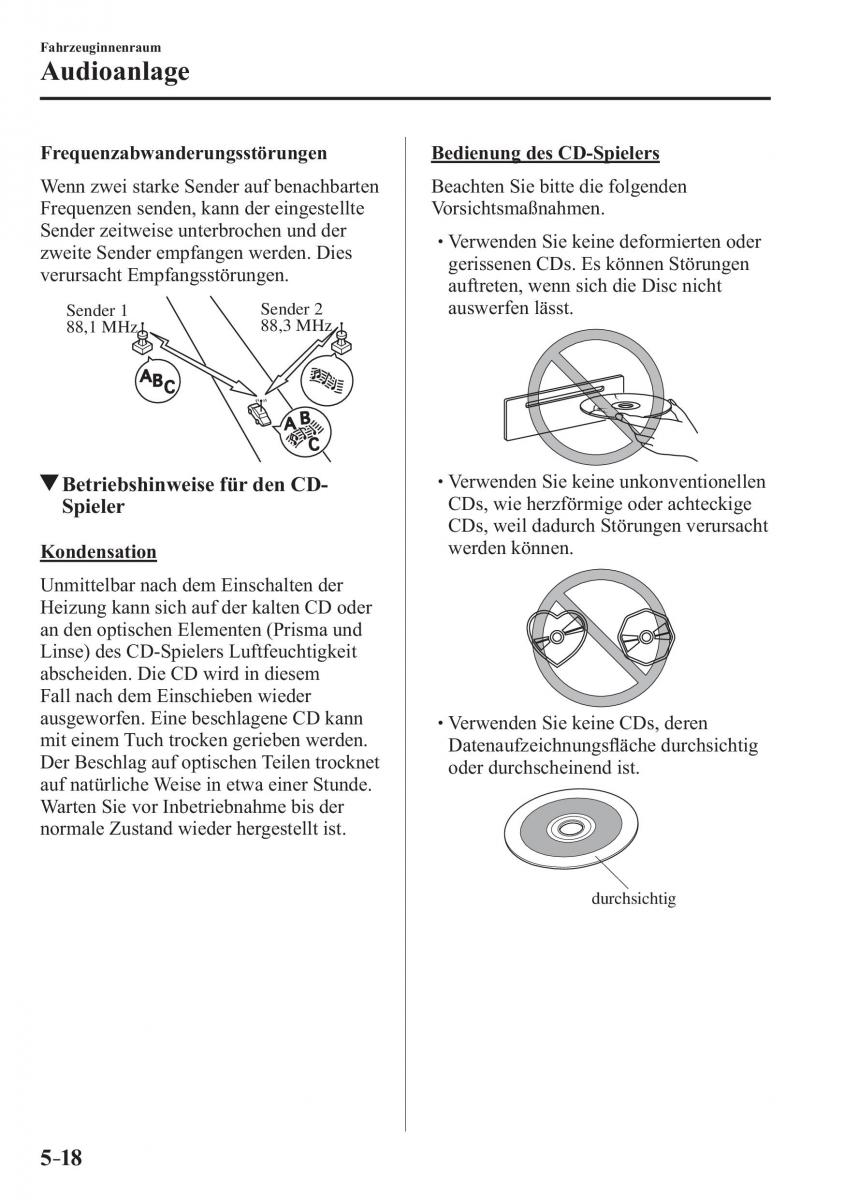 Mazda MX 5 Miata ND IV 4 Handbuch / page 304