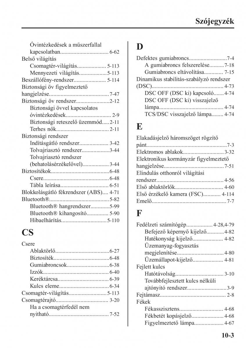 Mazda MX 5 Miata ND IV 4 Kezelesi utmutato / page 546