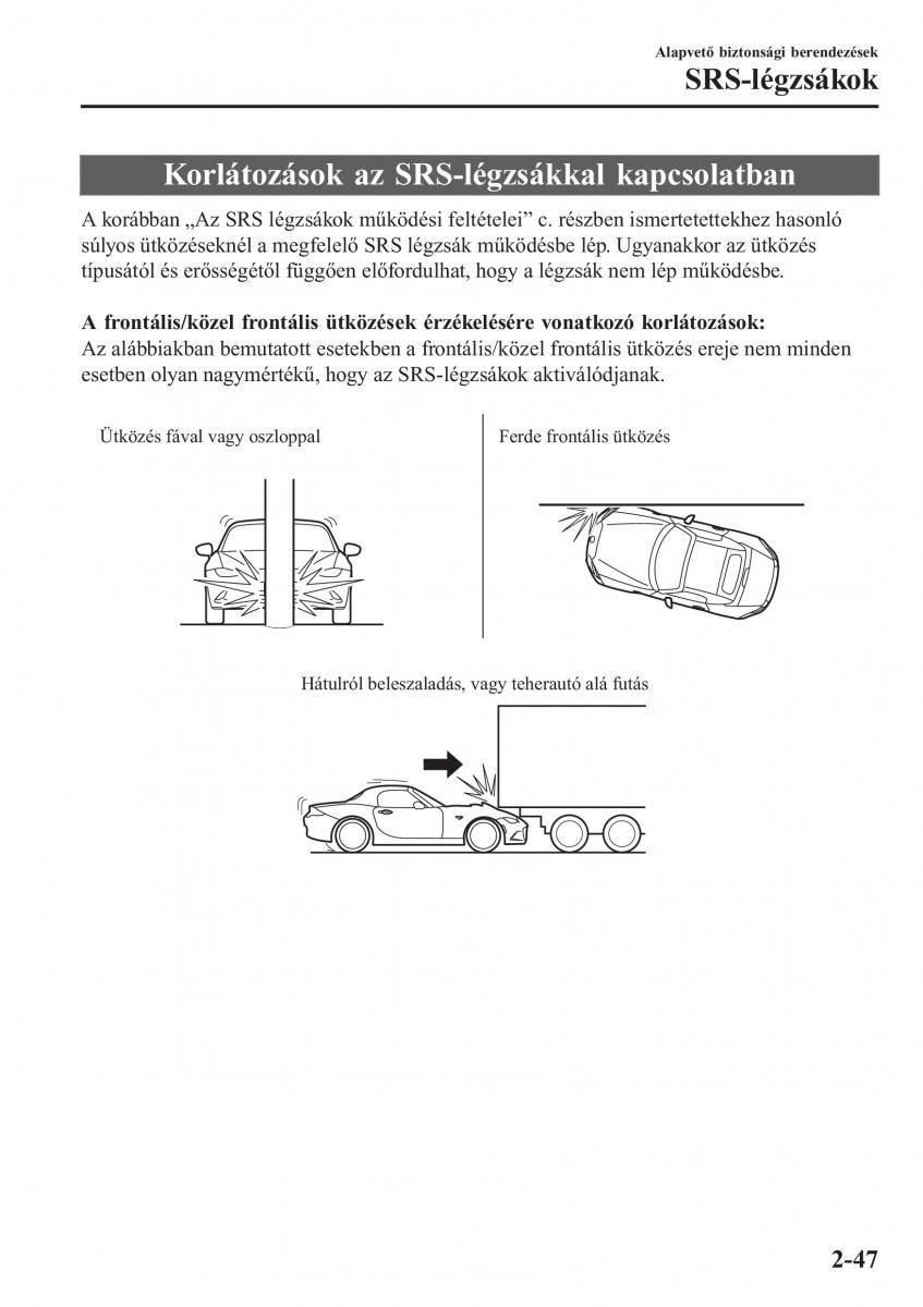 Mazda MX 5 Miata ND IV 4 Kezelesi utmutato / page 64