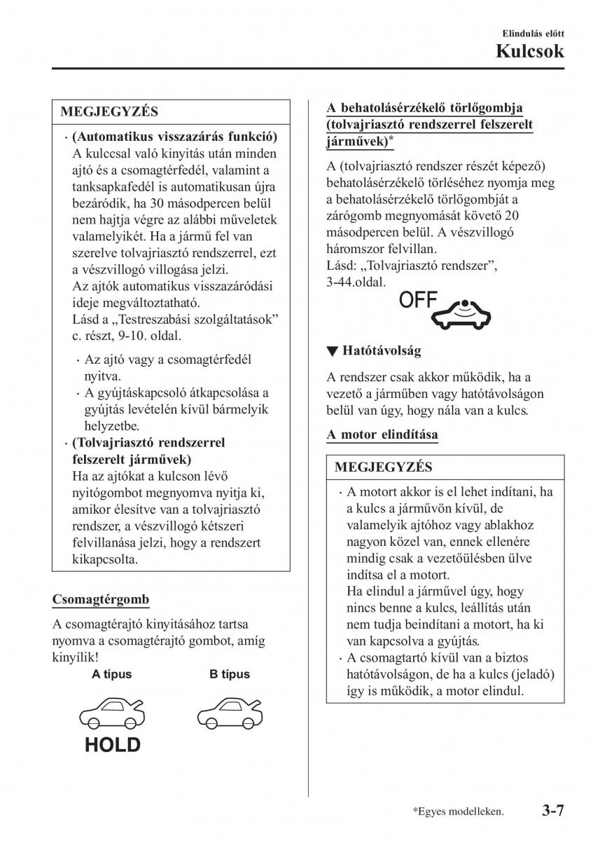 Mazda MX 5 Miata ND IV 4 Kezelesi utmutato / page 82