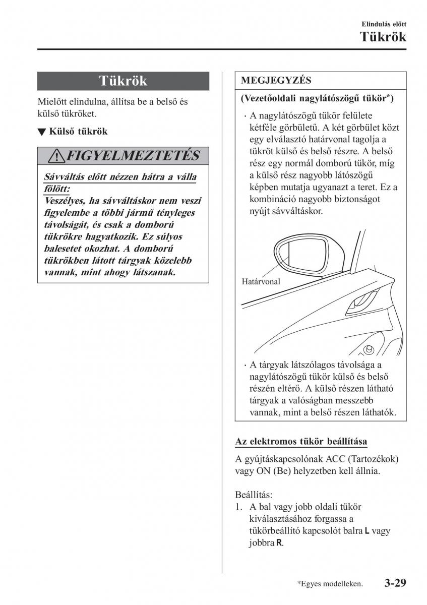 Mazda MX 5 Miata ND IV 4 Kezelesi utmutato / page 104