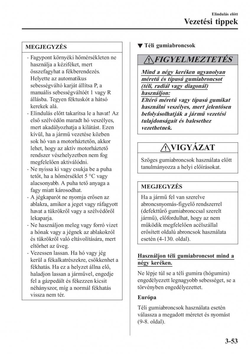 Mazda MX 5 Miata ND IV 4 Kezelesi utmutato / page 128