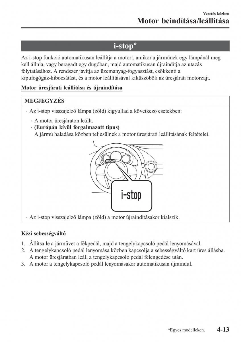 Mazda MX 5 Miata ND IV 4 Kezelesi utmutato / page 144