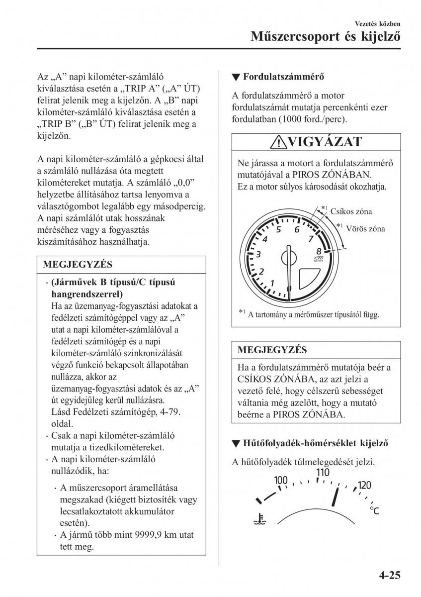 Mazda MX 5 Miata ND IV 4 Kezelesi utmutato / page 156