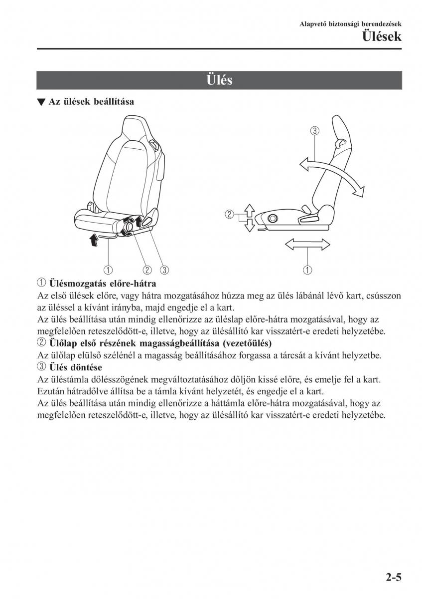 Mazda MX 5 Miata ND IV 4 Kezelesi utmutato / page 22