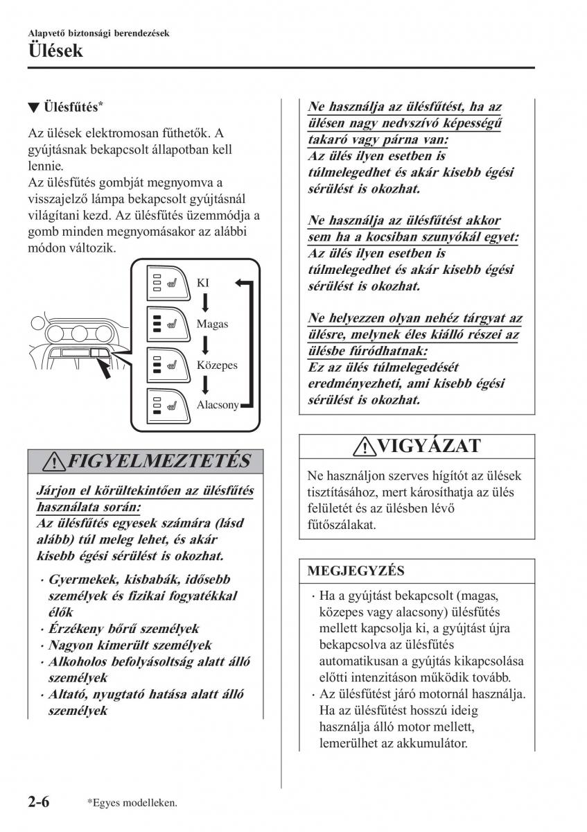 Mazda MX 5 Miata ND IV 4 Kezelesi utmutato / page 23