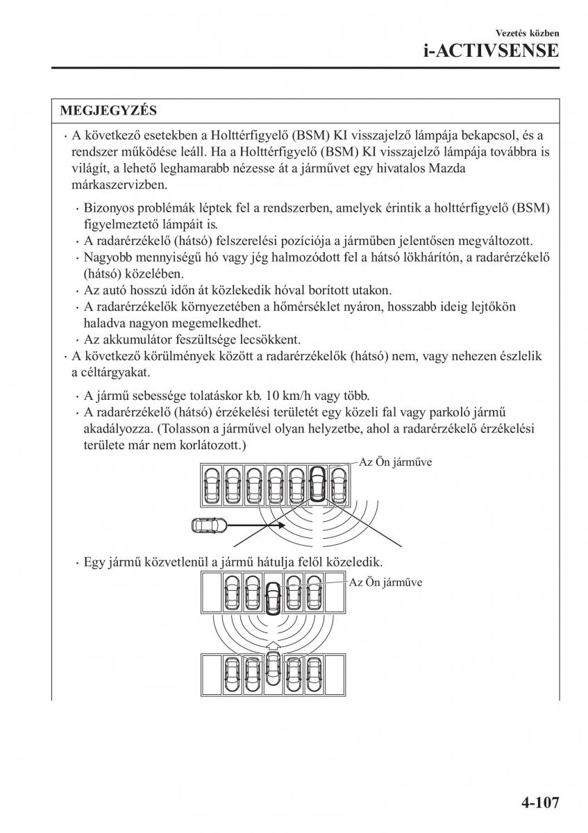 Mazda MX 5 Miata ND IV 4 Kezelesi utmutato / page 238