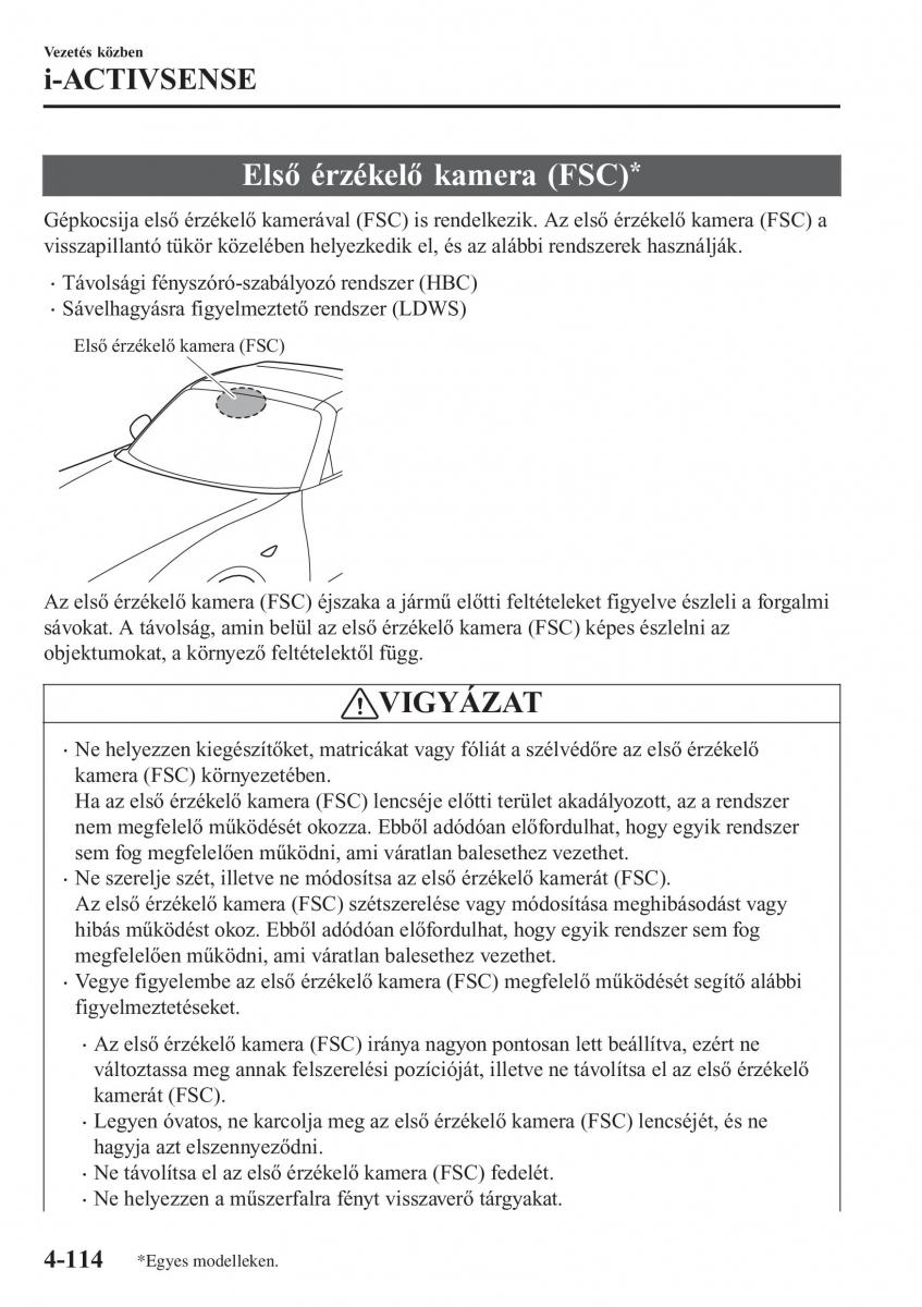 Mazda MX 5 Miata ND IV 4 Kezelesi utmutato / page 245