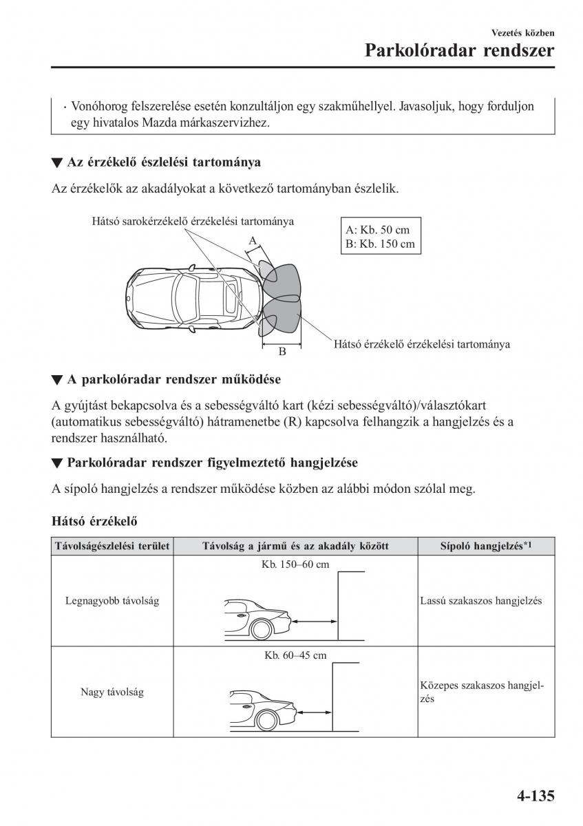 Mazda MX 5 Miata ND IV 4 Kezelesi utmutato / page 266