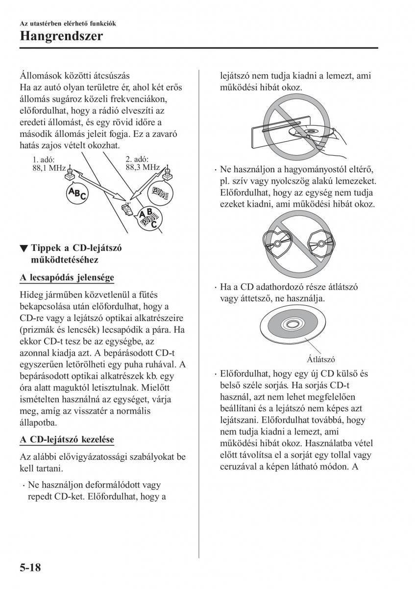 Mazda MX 5 Miata ND IV 4 Kezelesi utmutato / page 287