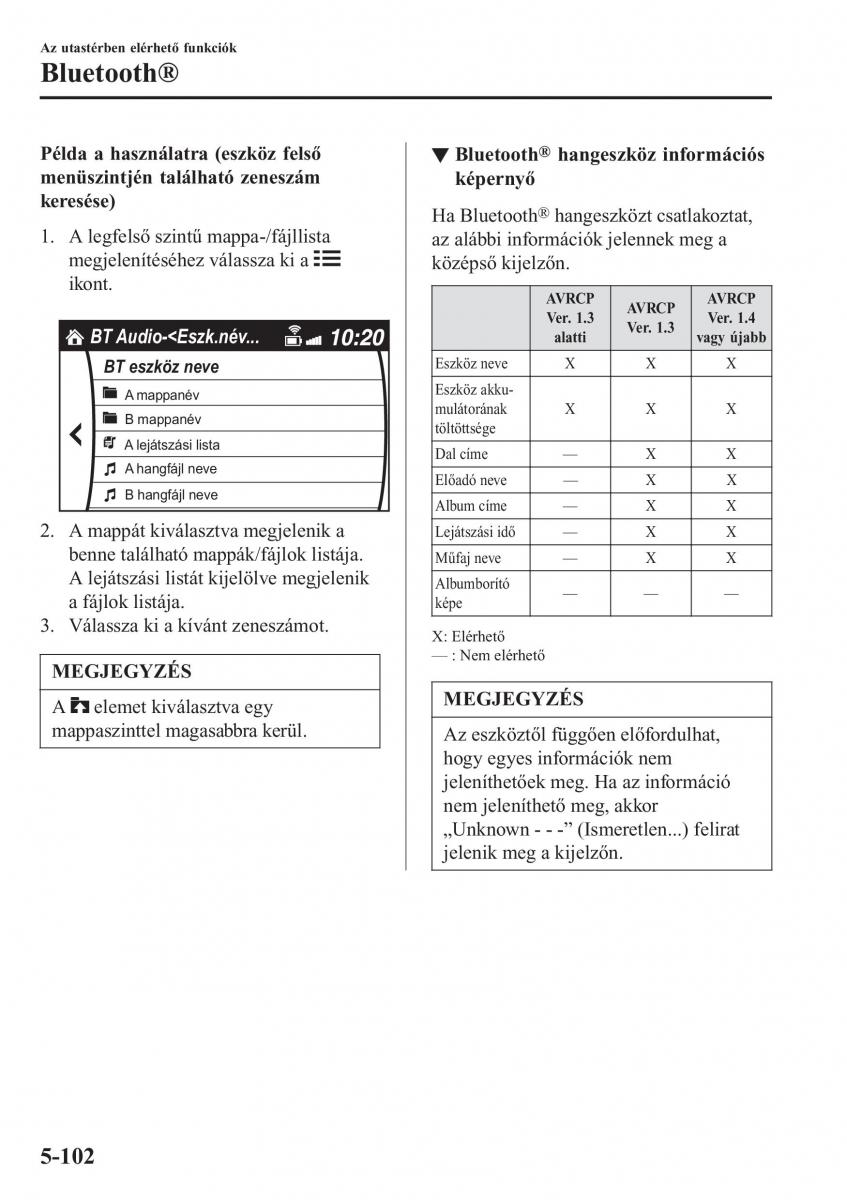 Mazda MX 5 Miata ND IV 4 Kezelesi utmutato / page 371