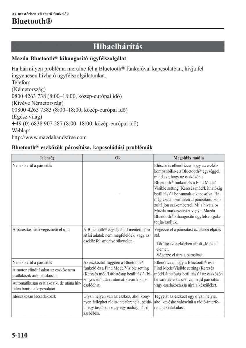 Mazda MX 5 Miata ND IV 4 Kezelesi utmutato / page 379