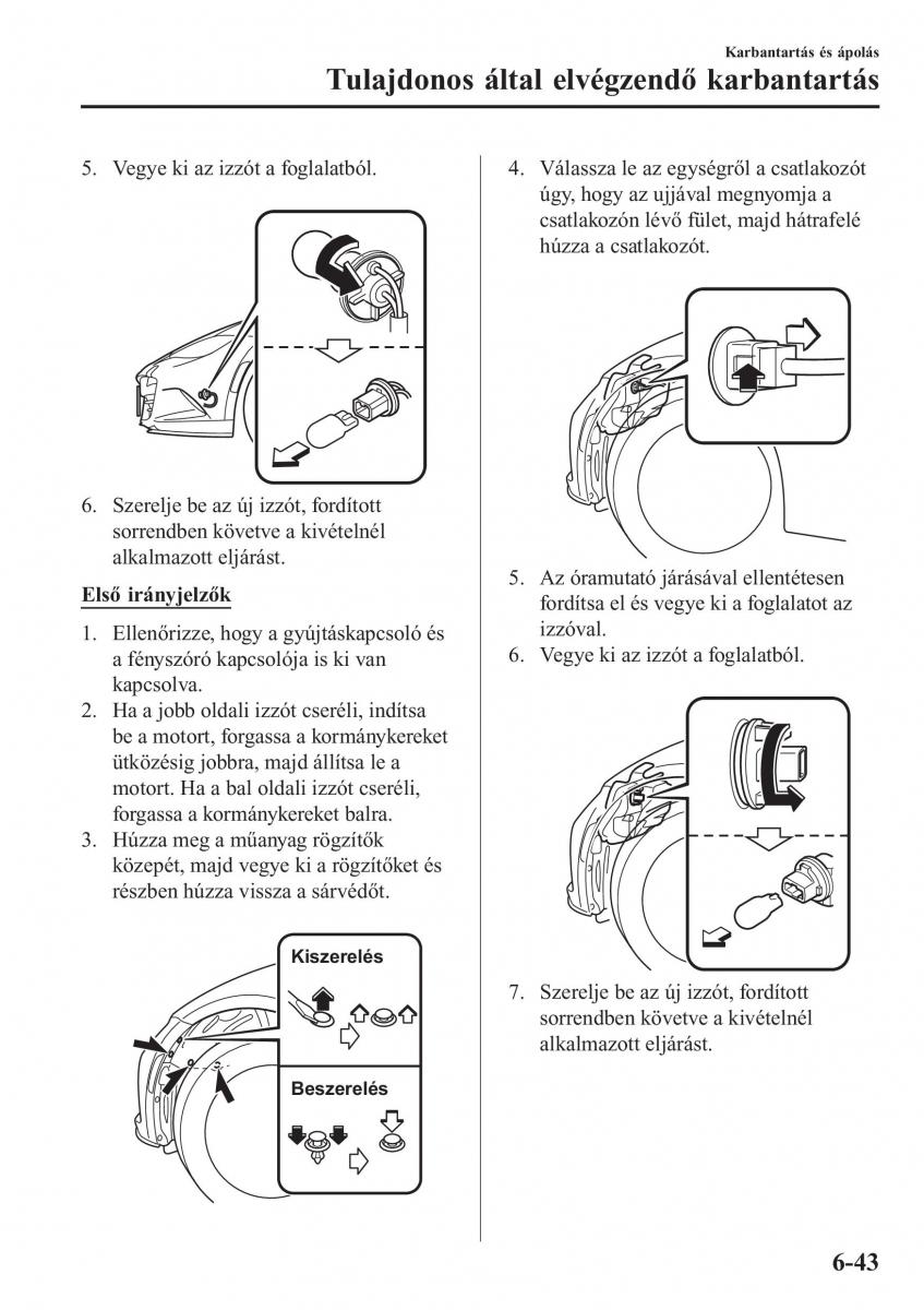 Mazda MX 5 Miata ND IV 4 Kezelesi utmutato / page 436