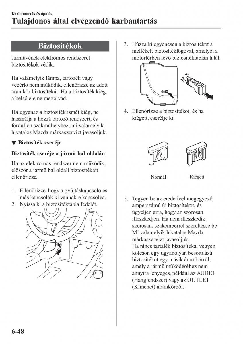 Mazda MX 5 Miata ND IV 4 Kezelesi utmutato / page 441