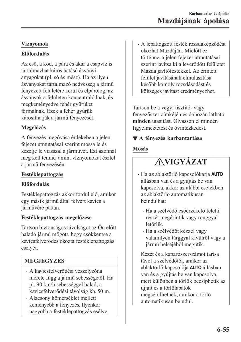 Mazda MX 5 Miata ND IV 4 Kezelesi utmutato / page 448