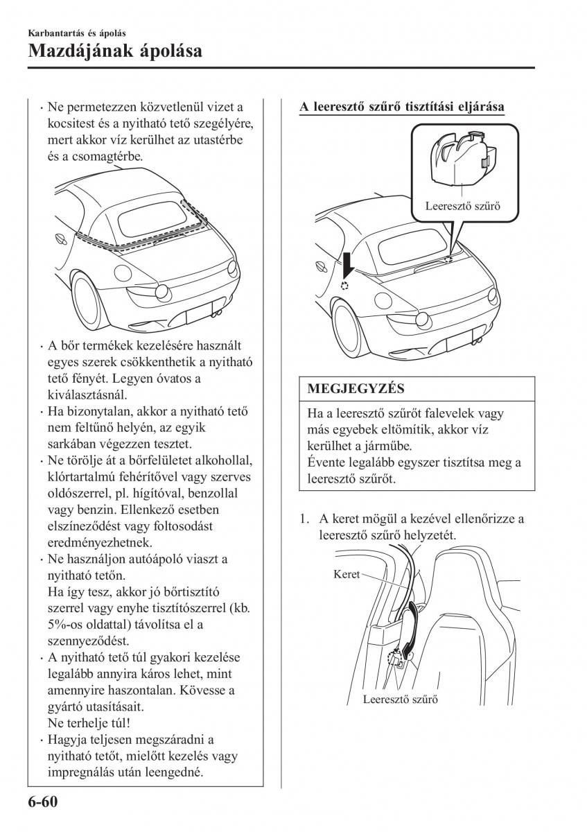 Mazda MX 5 Miata ND IV 4 Kezelesi utmutato / page 453