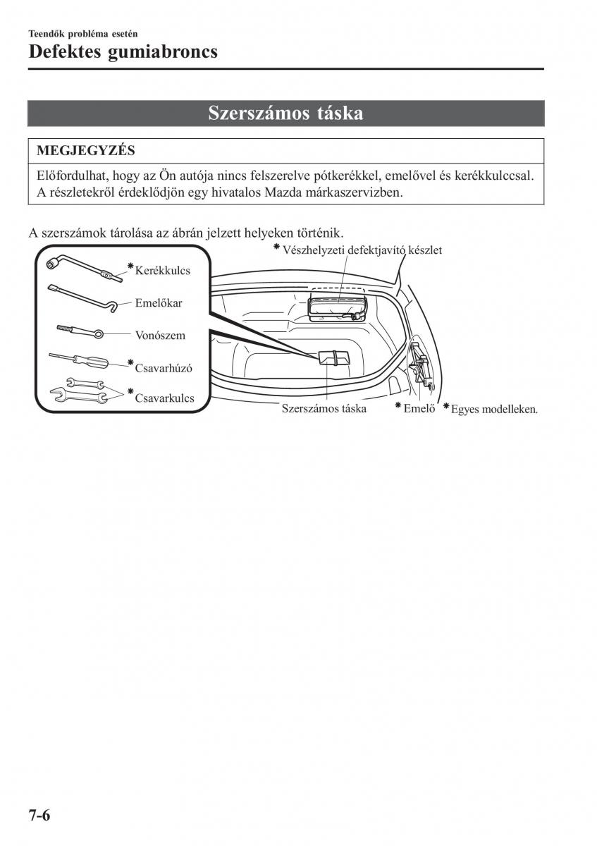 Mazda MX 5 Miata ND IV 4 Kezelesi utmutato / page 463