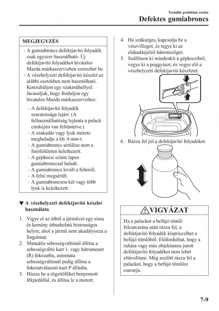 Mazda MX 5 Miata ND IV 4 Kezelesi utmutato / page 466