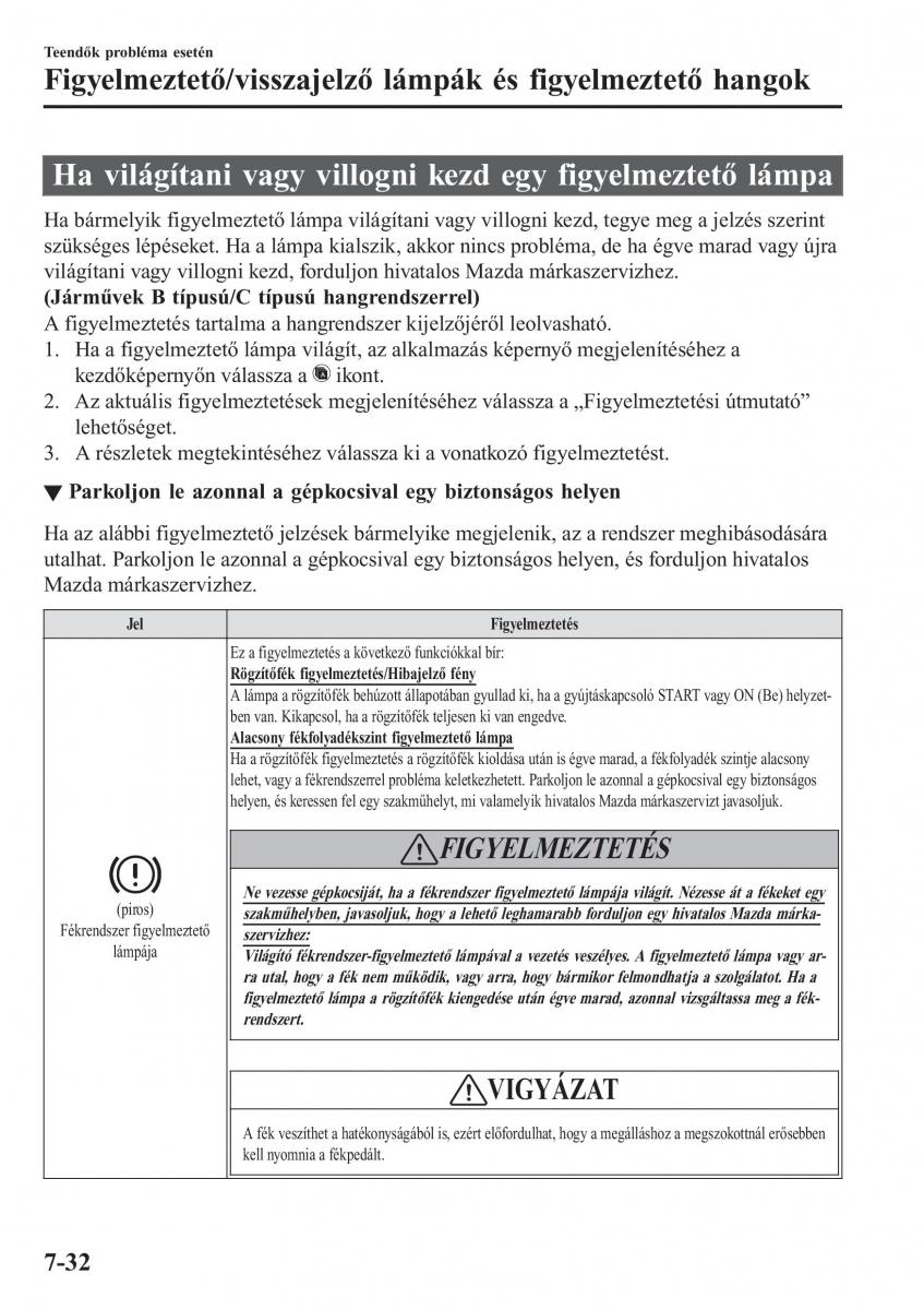 Mazda MX 5 Miata ND IV 4 Kezelesi utmutato / page 489