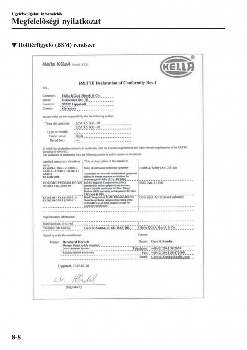 Mazda MX 5 Miata ND IV 4 Kezelesi utmutato / page 519