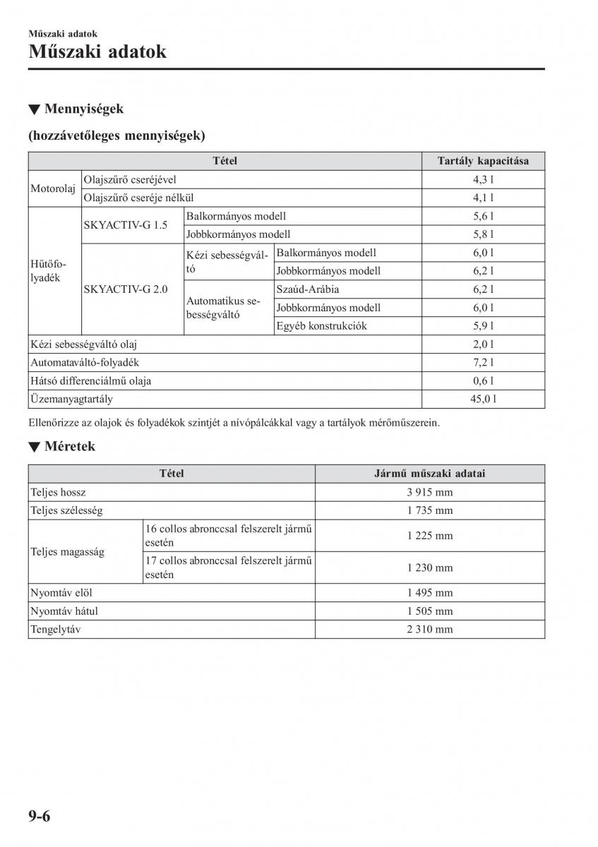 Mazda MX 5 Miata ND IV 4 Kezelesi utmutato / page 537