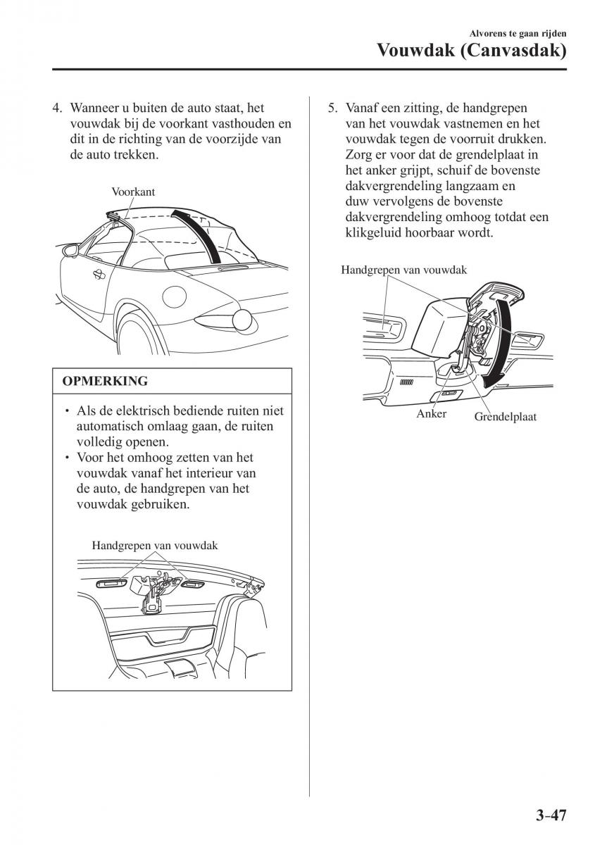 Mazda MX 5 Miata ND IV 4 handleiding / page 125