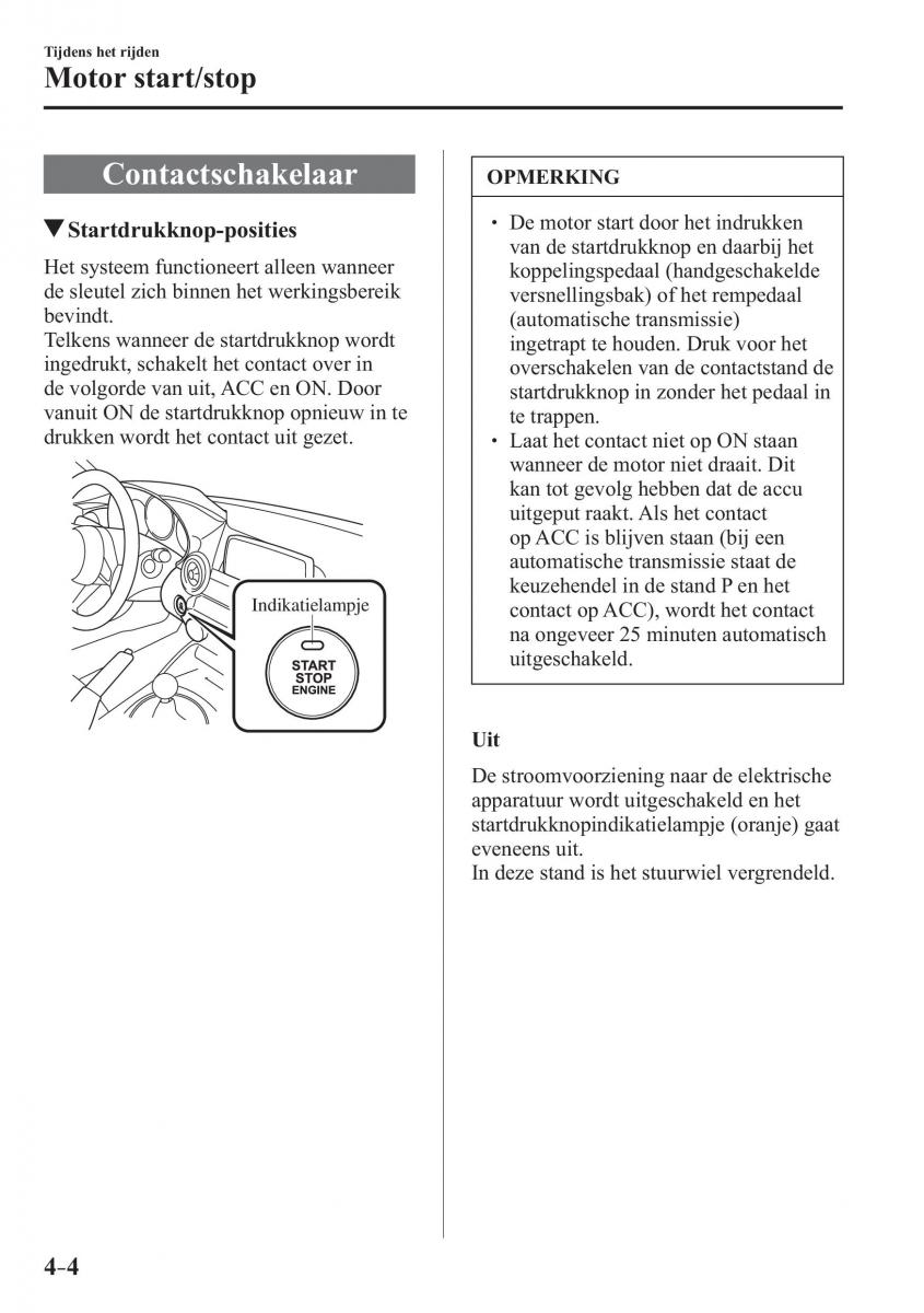 Mazda MX 5 Miata ND IV 4 handleiding / page 148