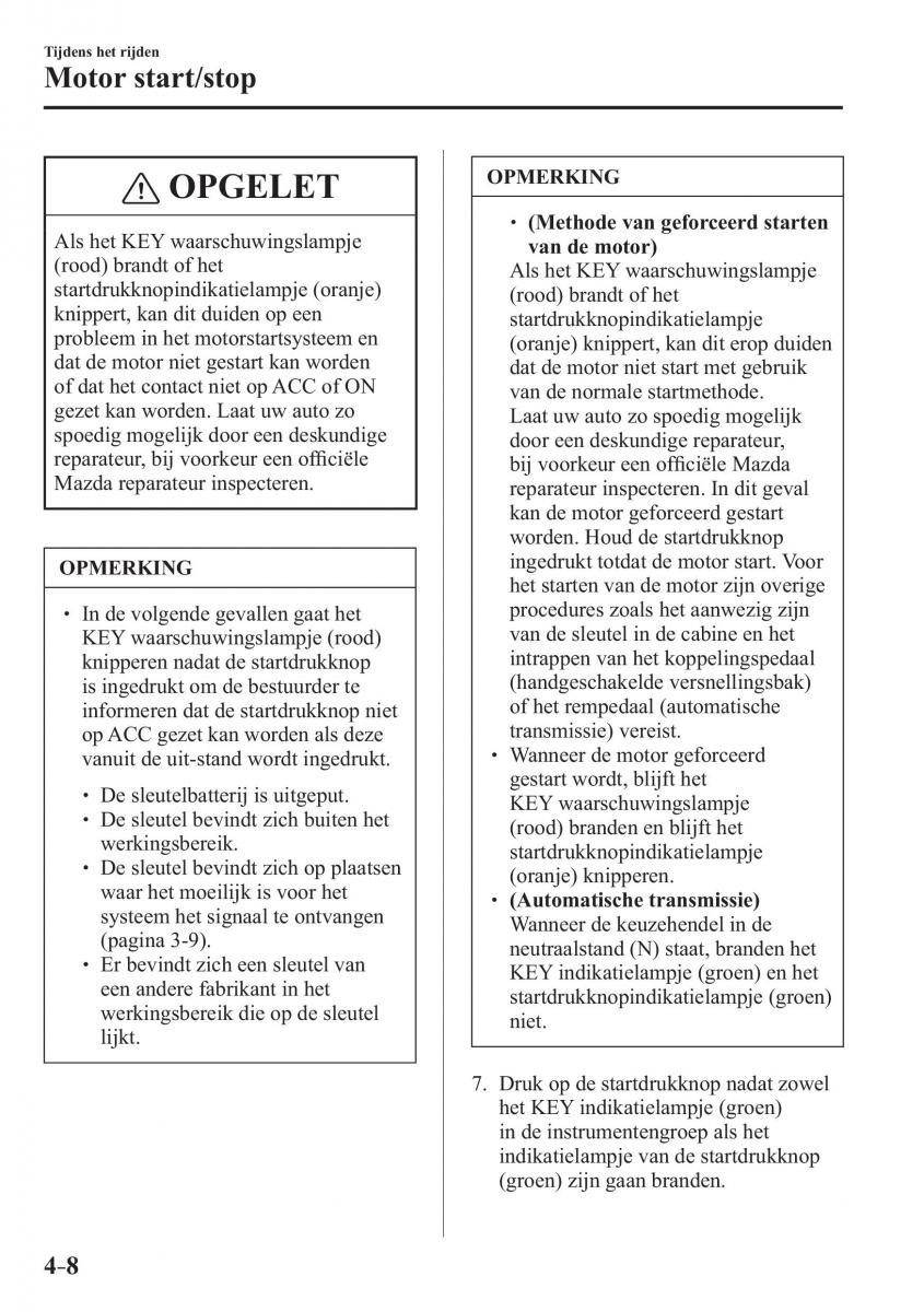 Mazda MX 5 Miata ND IV 4 handleiding / page 152