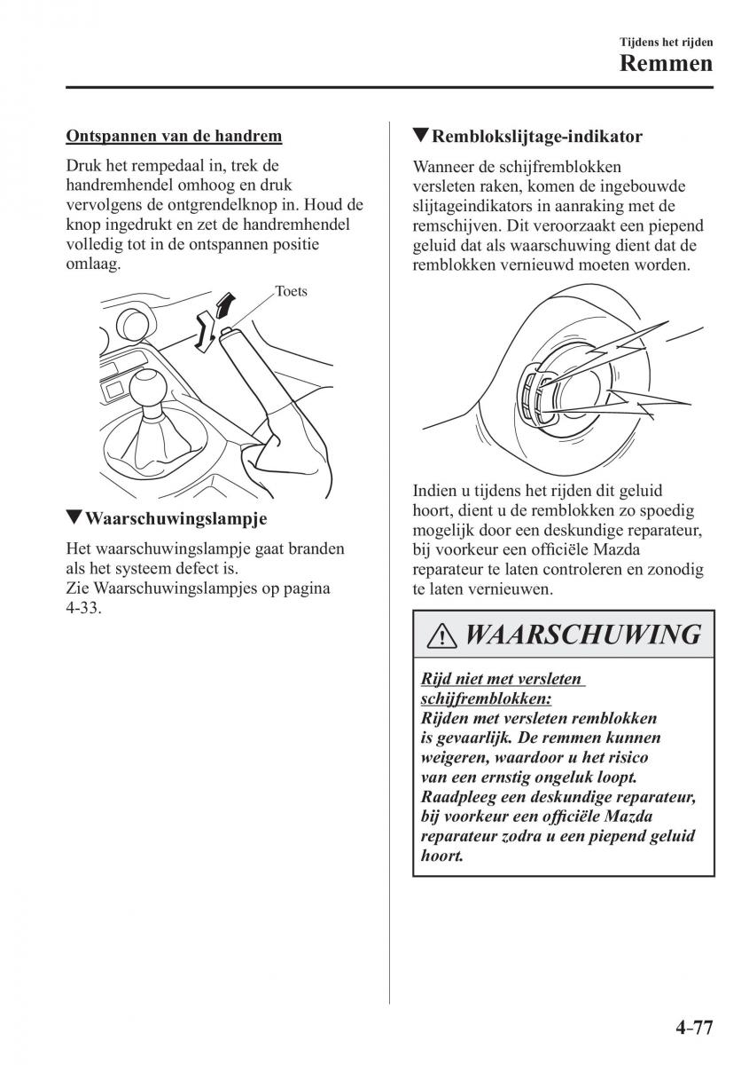 Mazda MX 5 Miata ND IV 4 handleiding / page 221