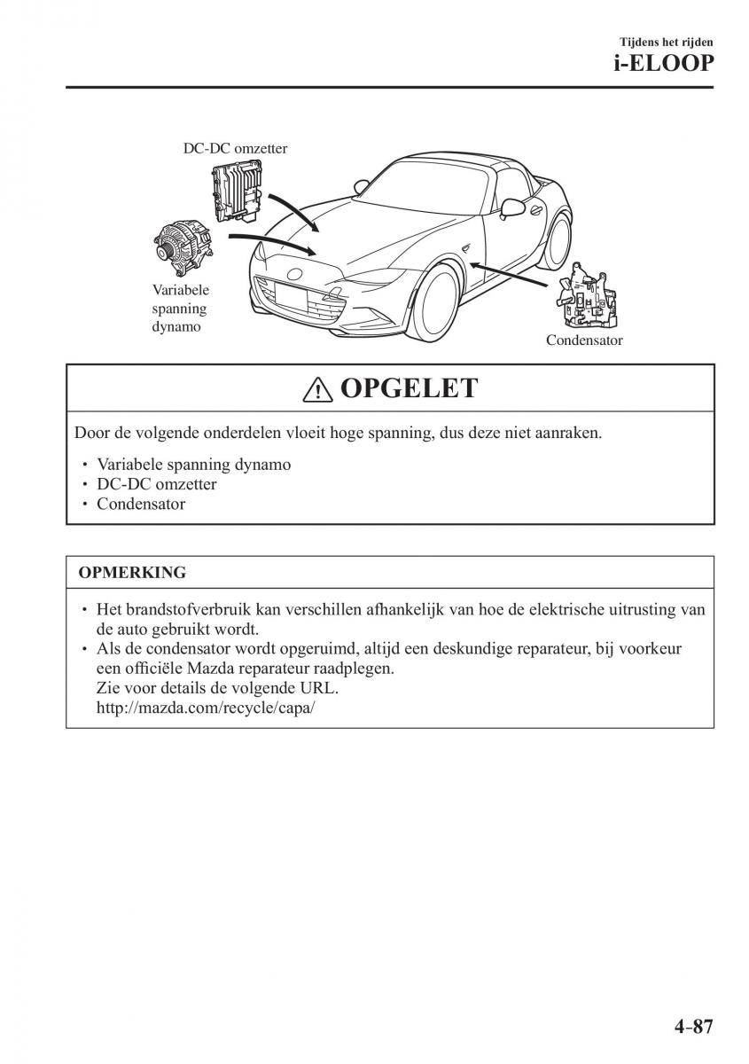 Mazda MX 5 Miata ND IV 4 handleiding / page 231