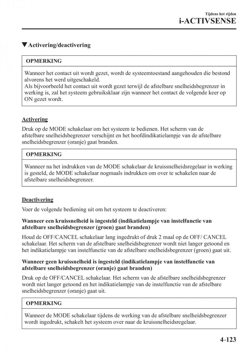 Mazda MX 5 Miata ND IV 4 handleiding / page 267