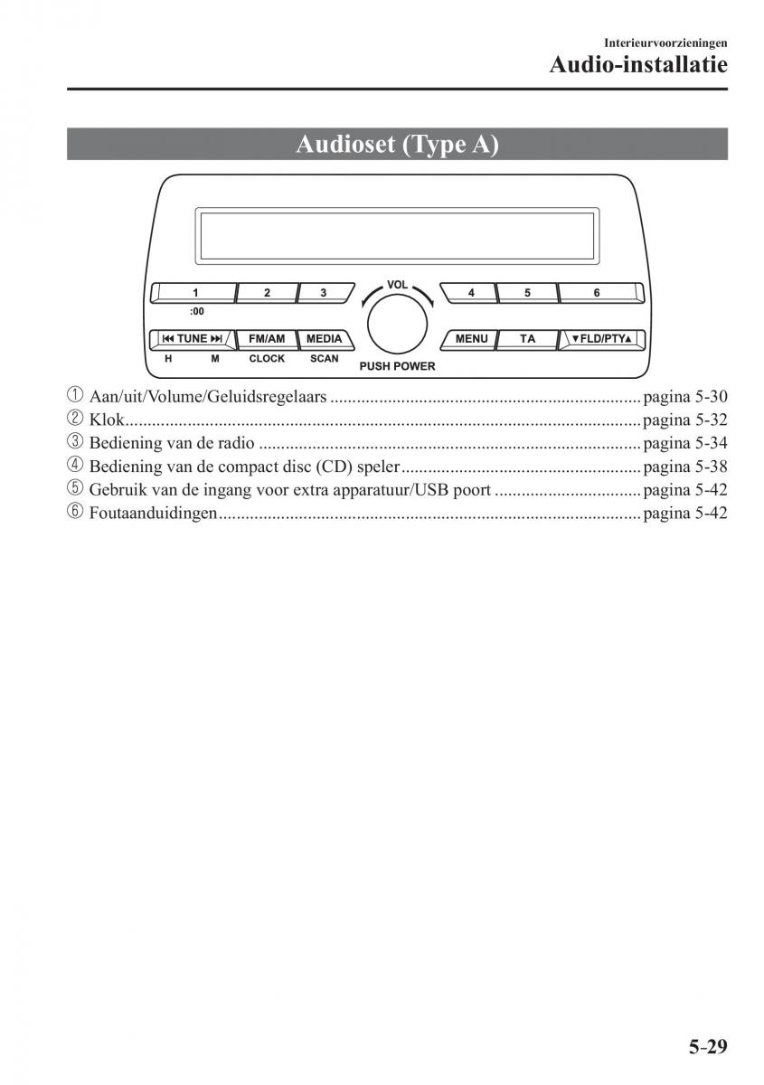 Mazda MX 5 Miata ND IV 4 handleiding / page 325