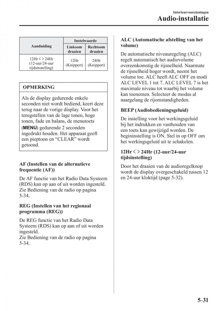 Mazda MX 5 Miata ND IV 4 handleiding / page 327