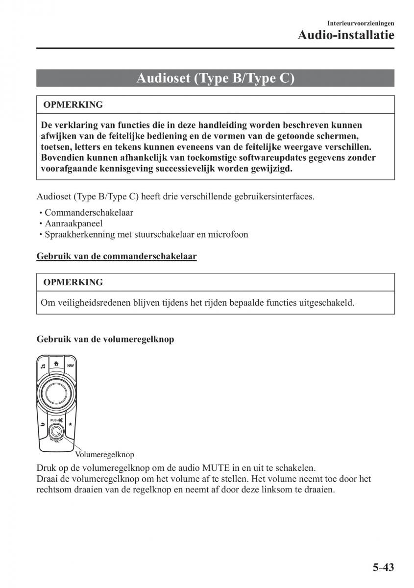 Mazda MX 5 Miata ND IV 4 handleiding / page 339