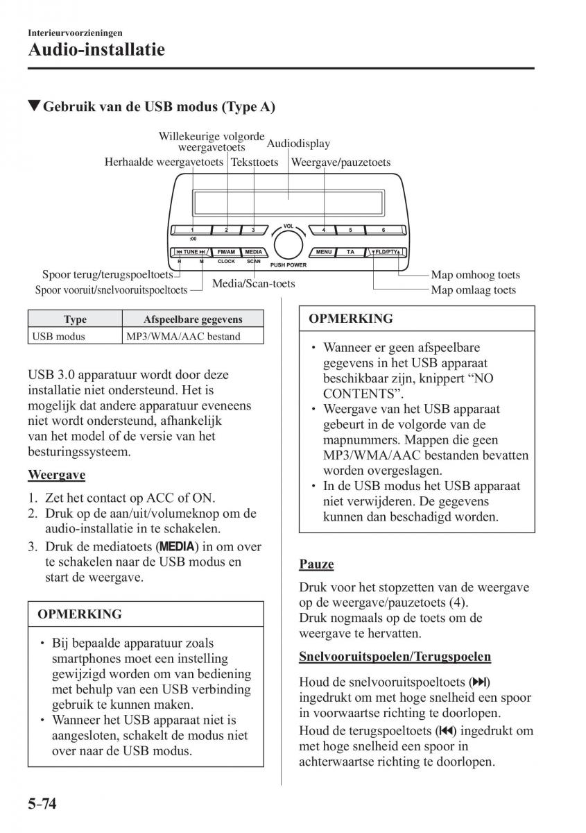 Mazda MX 5 Miata ND IV 4 handleiding / page 370